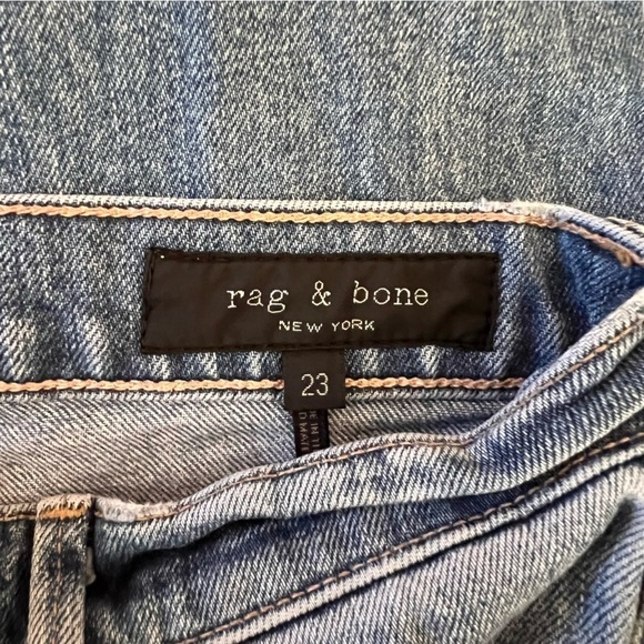 rag & bone Ankle Cigarette Jeans Farrah Wash Size 23 - Picture 9 of 13